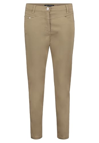 Betty Barclay Damen Casual-Hose Slim Fit Soft Olive,40