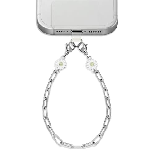 Lostars Metal Phone Chain Wrist Strap with Cute Charm