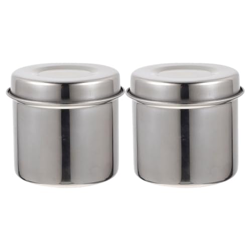 Recipientes de acero inoxidable ARTIBETTER anticorrosión para almacenar gasas