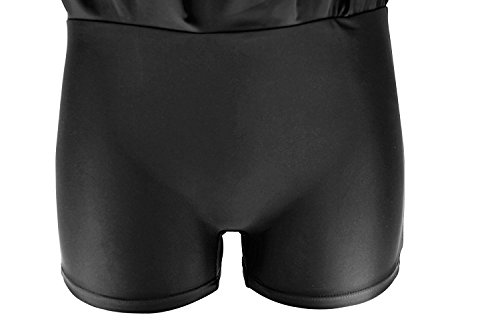 AONTUS Ladies Swimsuits Mastectomy One Piece Slimming Swimdresses Swimwear Female Swimming Suits Tag Black