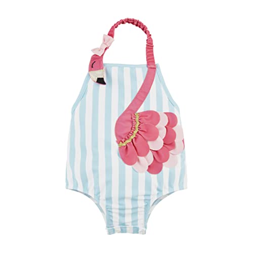 Mud Pie Girls Swimsuit, Flamingo