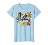 Foto grupal con el logotipo del título de El Rey León de Disney Camiseta