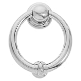 VILLFUL Moderner Türklopfer aus Langlebiger Zinklegierung Wetterbeständig und Wartungsfrei Lauter Klarer Klang für Haustür Büro und Gewerbe Klassischer Türbeschlag