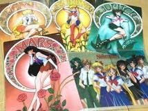 Amazon Co Jp A 美少女戦士セーラームーン セーラームーンr 他 下敷き 5枚セット 集合 セイカノート Movic 武内直子 レトロ アニメグッズ ホビー 通販