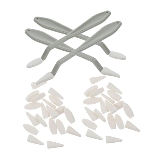 NUOBESTY Sponge Eraser Replacement Kit 2 Sets of Blending Stumps Drawing Sponge Sketching Wiper Artists Tool Pens for Art Beginners and Professionals