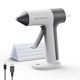 Chauffe express : Glue gun heating atteint la température de travail optimale de 170°C en seulement 30 secondes, pour commencer vos projets sans attente inutile. Application lisse et régulière de la colle : Le pistolets à colle électriques est équipé d'un bâton de baton de colle chaude, dont la température stable garantit une application précise et propre à chaque fois, pour une finition professionnelle.