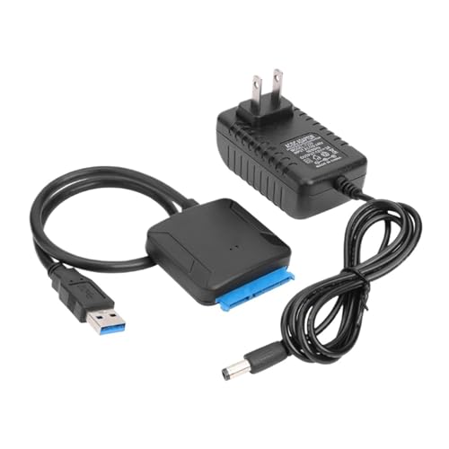 Cable adaptador SATA a USB 3.0 con fuente 12V