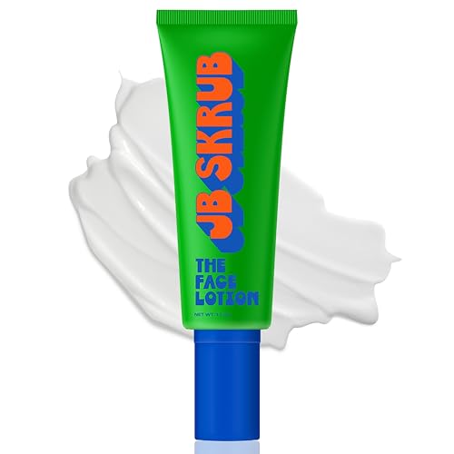 JB SKRUB Kids Face Lotion for Boys, Tweens & Teens‚ Oil-Free Moisturizer, Blue Light Defense, Fast-Absorbing & Fragrance-Free‚ 1.7 oz.