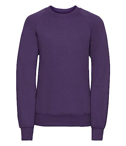 Pull école col rond anti-boulochage en molleton pour enfants et ados - 4