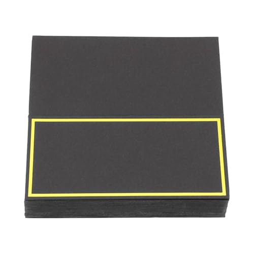 Cartes de table réservées dorées à la feuille d'or pour un plan de table de mariage élégant - 3
