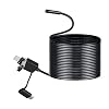 Borescopes 7 mm USB-endoscoopinspectiecamera, Android Windows Type-C 3 in 1 gootsteenafvoerpijpcamera Borescope, IP67…