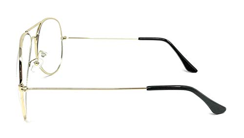 SHAMZBEST Clear Lens Aviator Eyeglasses Classic Retro4