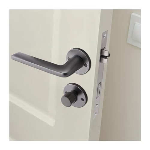 Verrou de porte d'intérieur silencieux et moderne pour chambre - 4