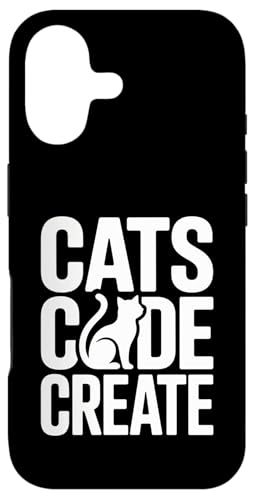 Cats Code Create Funny Cat Lover �v���O���}�[ �X�}�z�P�[�X iPhone 17 �p