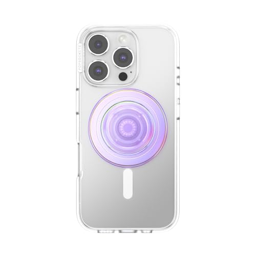 Image of PopSockets Phone Grip for MagSafe, Magnetic Holder, Phone Stand, Lavender - Iridescent Lavendar