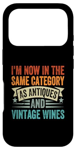 私は今、アンティークやヴィンテージワインと同じカテゴリーに属しています。 スマホケース iPhone 17 Pro 用