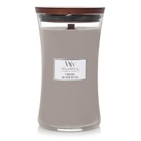 WoodWick Large Hourglass Scented Candle | Fireside | with Crackling Wick | Long Burning Candles: up to 130 Hours | Gifts for Women