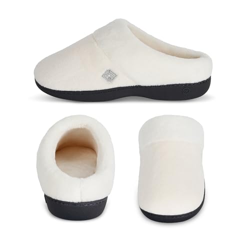 Image of isotoner womens Classic Clog Non-slip Memory Foam Slippers
