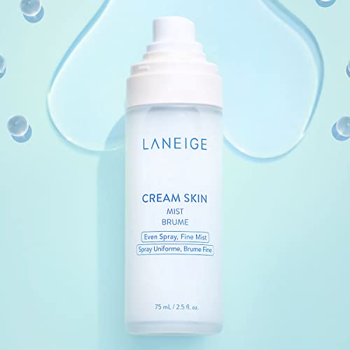Laneige Cream Skin Mist: On-The-Go, Soothe, Hydrate, And Strengthen Skin’s Moisture Barrier, 2.5 Fl. Oz. #TOP2