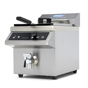Maxima Freidora – 8L – 1 Cesta – Inducción – con Grifo de Vaciado