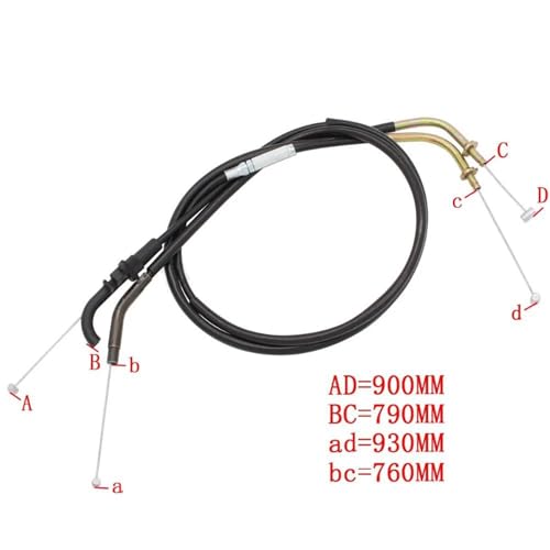 Câble d'accélérateur de moto ER-6N ER650 2009-2016 câble de tirage et poussée - 2