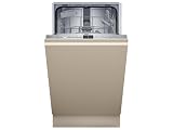 NEFF S853HKX14E, N 30, Smart lavastoviglie completamente integrato, 45 cm, cestino per posate, lavastoviglie particolarmente silenziosa, rilevamento dello sporco, info Light, Chef 70º C per sporco