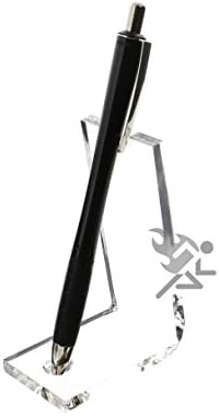 OnFireGuy 2pcs Acrylic Pen & Spoon Display Stand Easels | Holder for Fountain Pen, Ballpoint Pen & Spoon | 3-3/4" H x 1-9/16" W x 2-9/16" D image 4