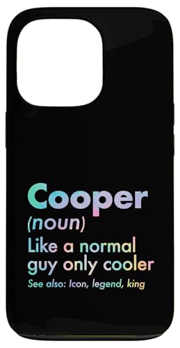Cooper Like A Normal Guy Only Cooler Legend King �t�@�[�X�g�l�[�� �X�}�z�P�[�X iPhone 13 Pro �p