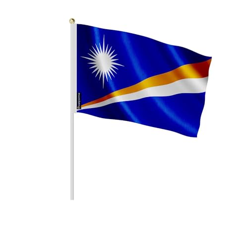 Drapeau Îles Marshall 30x45cm : lot économique de 100 pièces pour décorer sans faillir