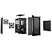 be quiet! Pure Base 501 Airflow Black ATX Case | 2 Preinstalled Pure Wings 3 140mm PWM Fans | Optimized Air Pressure | Compact PC Case | Vertical GPU Installation | USB 3.2 Gen. 2 Type C | BG074