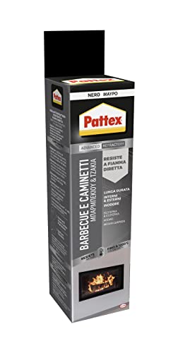 Pattex RF 999, Sigillante Refrattario A Base Di Silicati Per Camini E Stufe, Nero, 300 Ml - 11