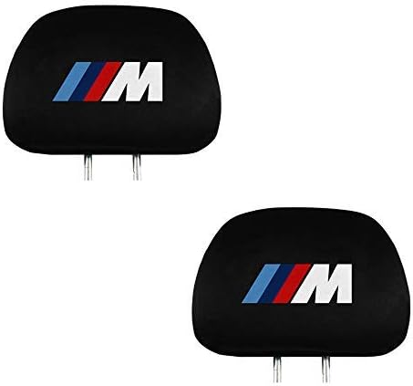Amazon Cargooghi 高級ブラック車ロゴヘッドレストカバー 車 トラック用 ヘッドレストカバー 2個セット すべての車とトラックモデル用 Bmw M グレイ Cargooghi78er シートカバー 車 バイク
