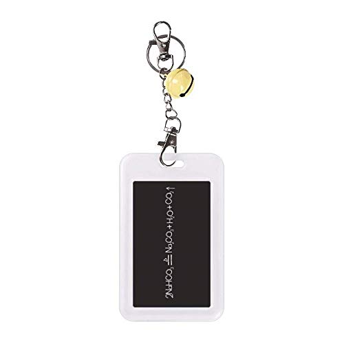 Badge bicarbonate de sodium pochette protection carte crédit accessoire chimie jaune