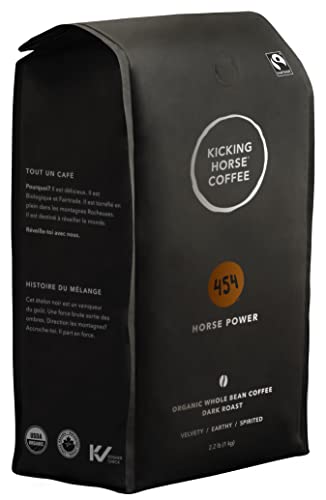Kicking Horse Coffee 454 Horse Power, Tostado Oscuro, En Grano, 1 Kg (Pack de 6) miniatura 1