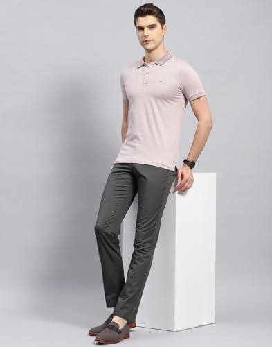 Image of Monte Carlo Mens Solid Regular Fit Trouser (2240861402CF)