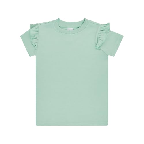 Image of Cudlie 5-Pack Toddler /Baby Girl Short Sleeve Tops - Premium Quality Shirt Tops for Lightweight Comfort and Style.