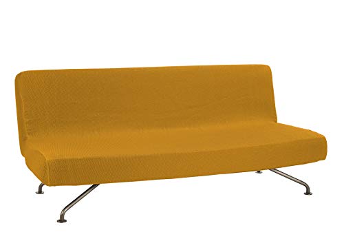 Martina Home Tunez Housse de canapé Clic Clac, Polyester Élasthanne Coton, Jaune Moutarde