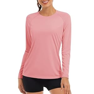 TACVASEN Womens Long Sleeve Tops UV Sun Protection Shirt UPF 50+ Outdoor Performance T-Shirt