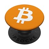 Bitcoin accepted here - BTC logo PopSockets Standard PopGrip