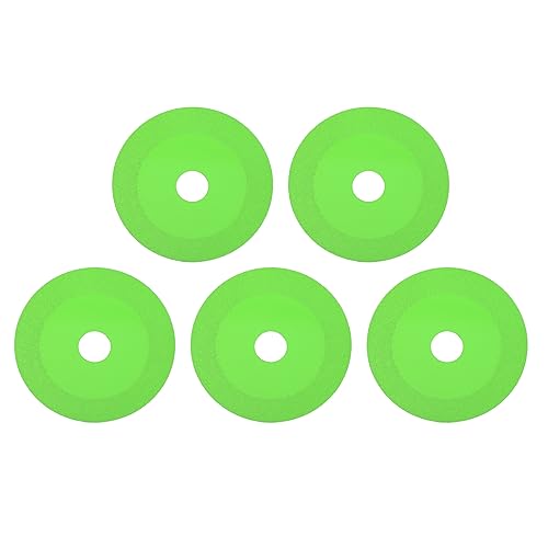 5PCS Glass Cutting Disc, Lower Noise Dual Purpose Blade Rock Cutting Saw for 4 Inch Angle Grinder and Marble Machine