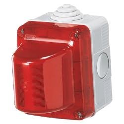 Feu clignotant rouge 24V avertisseur lumineux de sécurité pour automatisme industriel