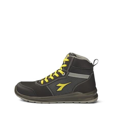 Utility Diadora, Scarpe Antinfortunistiche Unisex, Speedy Mid S3S FO SR SC ESD MF, Colore Black, Taglia 41