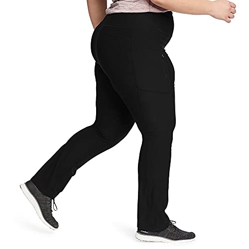 Eddie Bauer Women's Trail Adventure High-Rise Pants, Black, Small #TOP4