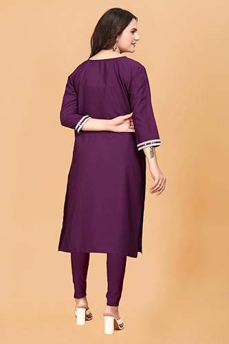 Image of Women's Short Kurti in TopsTunic Rayon Cotton Blend | Ladies Ethnic Tunic