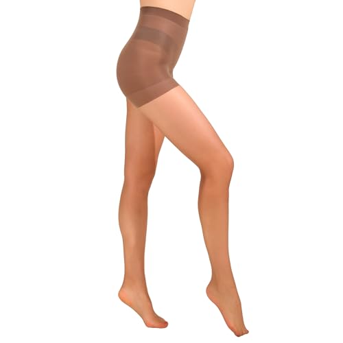 EVERSWE Ultra Sheer Run Resist Tights with Control Top 10Den2