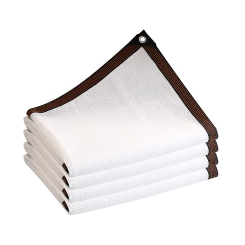 Privacy Screen Shade Cloth White Shade Cover 3.3X39.4FT 13X23FT 23X45.9FT 42.6X45.9FT 90% Shading Sun Shade Net for Greenhouse, Plant, Chicken Coop, Pergola, Canopy (Size : 16.4x29.5ft)