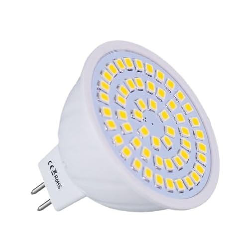 SIYTREWQS, 2 �p�b�N�ALED �_�C�I�[�h�X�|�b�g���C�g MR16 4W/6W/8W AC110V 2835SMD 36/54/72 LED ��/��/�i�`�������z���C�g�d��(Natural White,110V 6W)