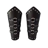 Brazaletes de Cuero Pulsera Punk rockera con Cuerda de Cera, Brazalete Trenzado for Ciclismo, Paquete 2