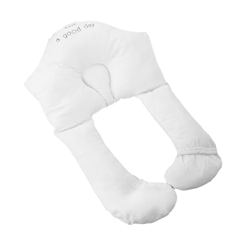 TYUIOP Cuscino Neonato Anti Plagiocefalia, Cuscino Laterale 72x40 cm, Cuscino Abbraccio Neonato, Traspirante e Lavabile, Supporto Regolabile per Testa e Corpo,...