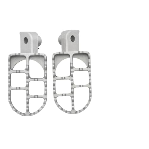 Repose-pieds motocross pour PW50 PW80 TW200 en aluminium argent robuste